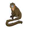 Kawaii Blue-mouthed Monkey