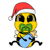 Abeille bébé Noël