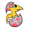 Dinosaur Egg Dino Baby Motif