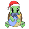 Tortue bébé Noël