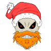 Crâne de Père Noël