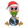 Vautour bébé Noël