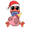 Poulet Fille Fille Bébé Noël
