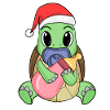 Tortue bébé Noël