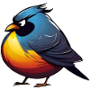 Fat little fierce bird