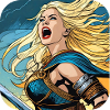 Proud Viking Germanin Shieldmaiden