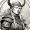 Fière Viking Germanin Shieldmaiden