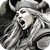 Proud Viking Germanin Shieldmaiden
