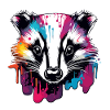 Badger / Rodent / Animal / Stripe / Wild