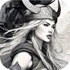 Fière Viking Germanin Shieldmaiden