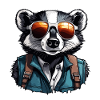 Badger / Rodent / Animal / Stripe / Wild