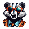 Badger / Rodent / Animal / Stripe / Wild