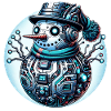 Cyberpunk Schneemann