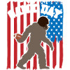 Attrape-drapeau Bigfoot Patriot USA