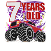 7th Birthday Monster Truck Cheers