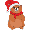 Christmas teddy bear