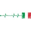 Italy Flag Heartbeat