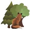 Fuchs Bäume