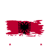Drapeau albanais Aigle albanais Shqiponja