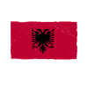 Drapeau albanais Aigle albanais Shqiponja