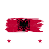 Drapeau albanais Aigle albanais Shqiponja