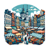 Lebhafter Strassenmarkt