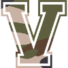 V, Monogram, Camouflage Green-Brown