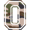 O, Monogram, Camouflage Green-Brown