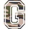 G, Monogram, Camouflage Green-Brown