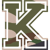 K, Monogramme, Camouflage Vert-Marron