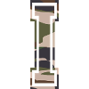 I, Monogramme, Camouflage Vert-Brun
