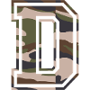 D, Monogramme, Camouflage Vert-Brun