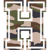 H, Monogram, Camouflage Green-Brown