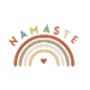 Namaste! Rainbow, customisable