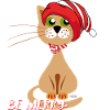 be Merry Christmas Cat
