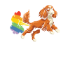 Cocker Spaniel Rainbow Rainbow Fart