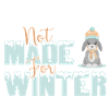 Pas fait pour l’hiver