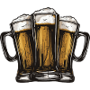 Bier Anstoßen Party