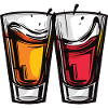 Tequila Glass Cheers Party