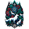 Winter Fuchs Wald