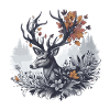 Cerf majestueux