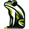 Minimalistischer Frosch