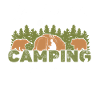 In tents camping experience!