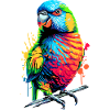 All-color Lorikeet Lori - Rainbow Lorikeet Parrot