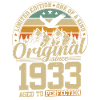 Millésime 1933 Anniversaire