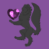 Heraldic (background, black/purple)