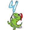 4e anniversaire dinosaure