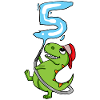 5e anniversaire dinosaure