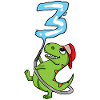 3rd Birthday Dinosaur Firefighter Gift