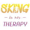 skiing is my therapy